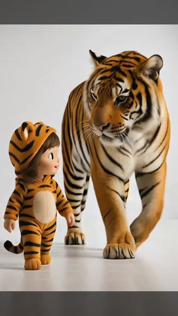 Tiger Twins On The Runway