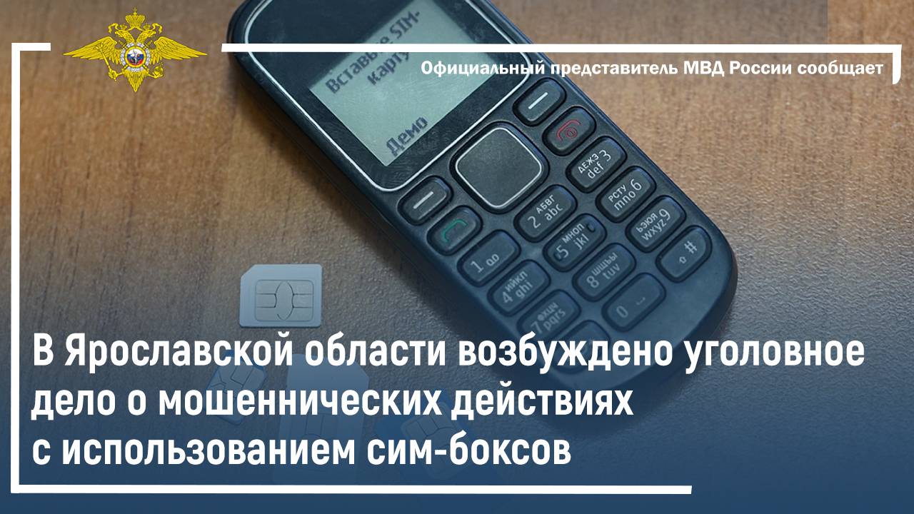 В Ярославской области возбуждено уголовное дело о мошенничестве с использованием сим-боксов