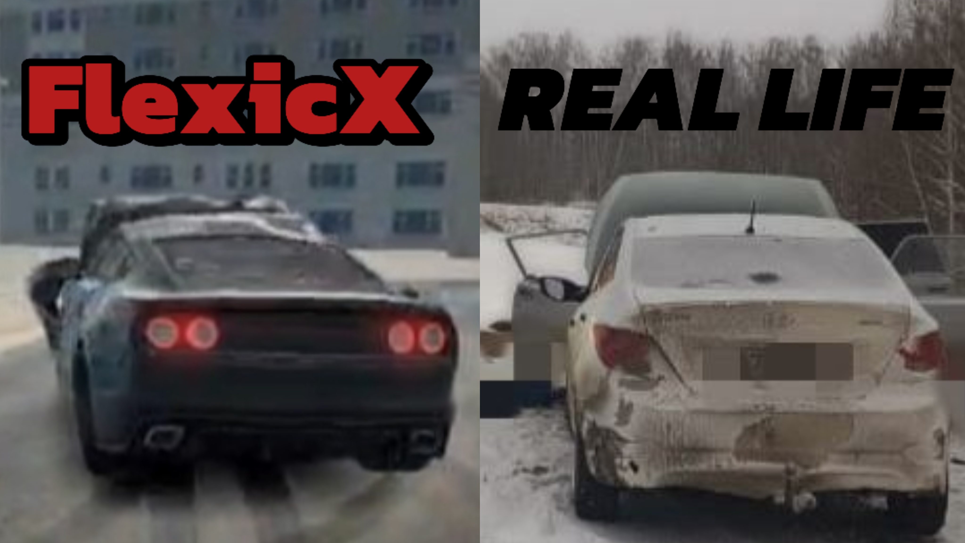 аварии на реальных событиях в игре FlexicX #3