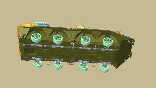 БТР-82А 3D 1:43