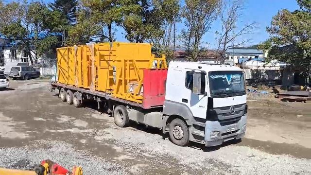 Видео отгрузка грузоподъемная траверса для ричстакера г/п 40т
