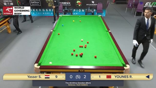 2025 06 27 The All Africa Snooker 2025 Men (TV4) Yasser Seif VS YOUNES RABI