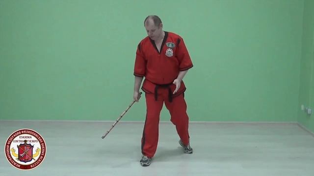 Эскрима Контра Темпо. Соло бастон. Связки абеседарио.
