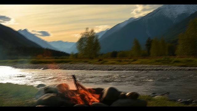Embers by the Mountain River
