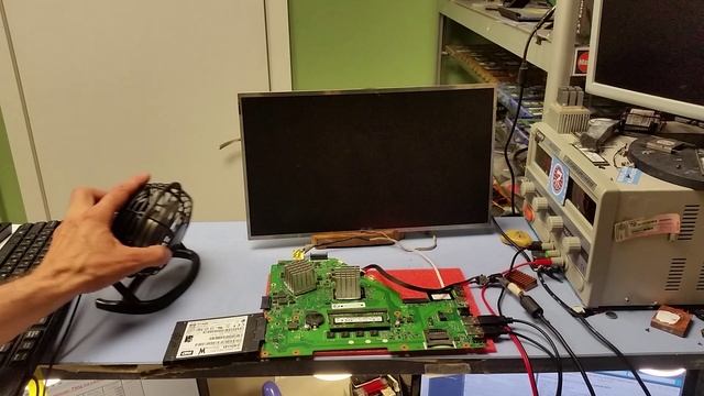 Матплата Asus X550LN заказ 19071 - контрольный запуск.