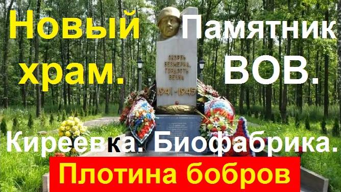 250716 Плотина бобров на мелкой реке Строится храм Посёлок Стрелецкий ЗБК Киреевка Биофабрика Орлица