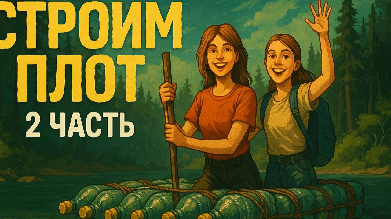 VLOGIK | Строим плот из бутылочек 2ч
