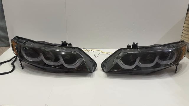 Фары LED для:
Honda Civic.
2005-2008 год.