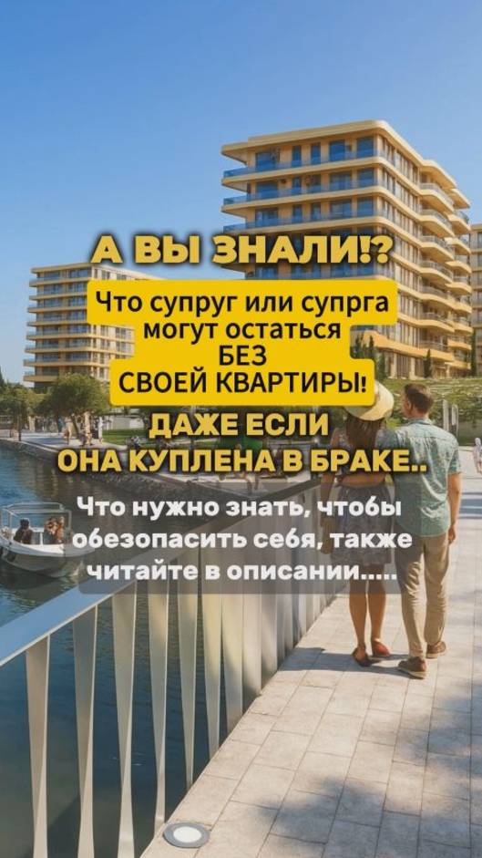 Как не потерять квартиру при разводе, даже если она куплена в браке?