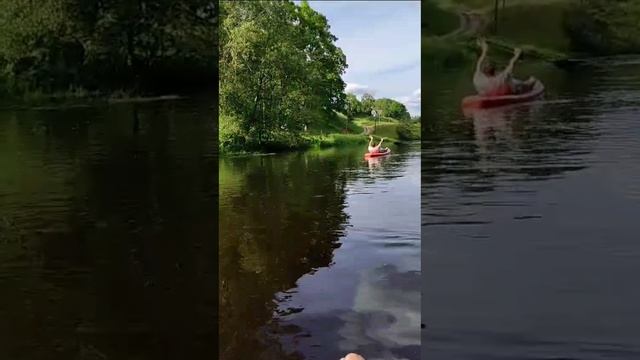 Впервые на сапах по реке Оредеж и по реке Великая.