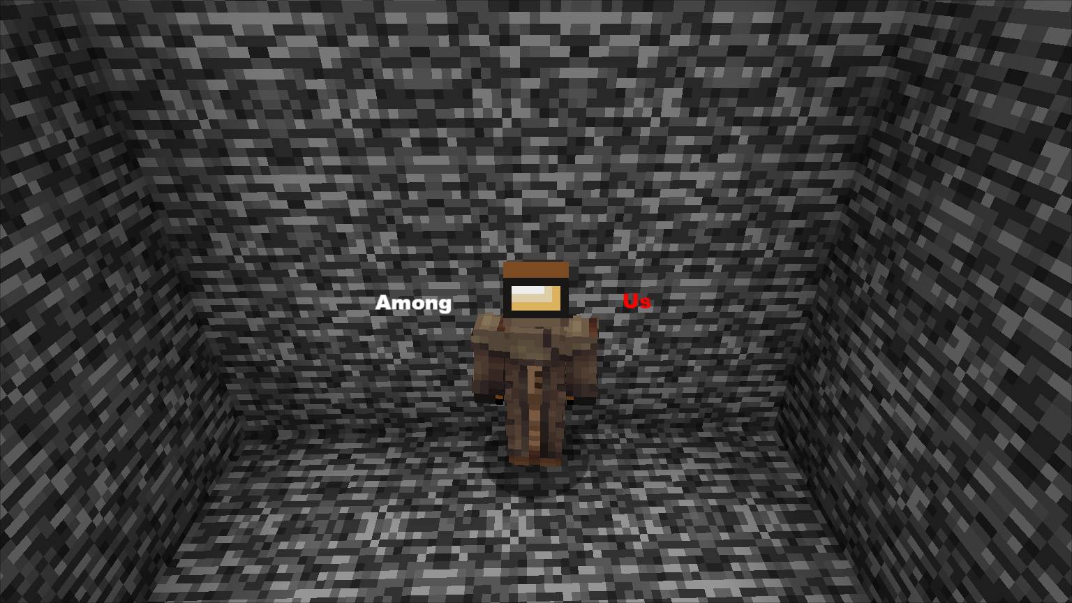 Minecraft, но это Among Us