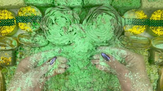 GREEN!🌵🐍🍐ASMR