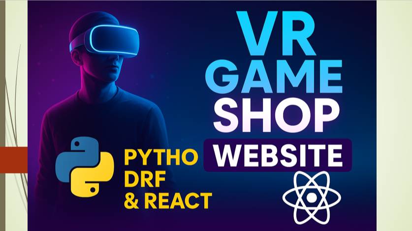 Магазин VR-игр Django Rest API и React.js