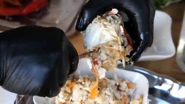 ОГРОМНЫЙ ИНОПЛАНЕТНЫЙ ЛЯГУШКА КРАБ Вьетнамская уличная еда