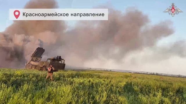Боевая работа артиллерии в зоне проведения СВО