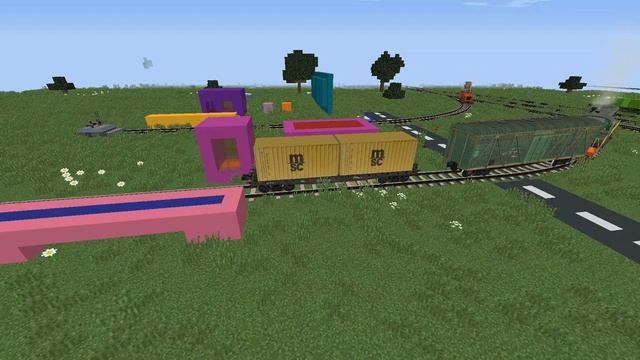 Майнкрафт.Minecraft.Прохождение.Выживание.Моды.Как сделать.Железная Дорога-161