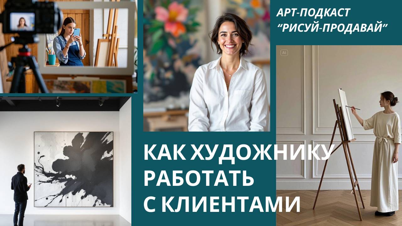 Как художнику работать с клиентами I Арт-Подкаст РИСУЙ-ПРОДАВАЙ выпуск 21