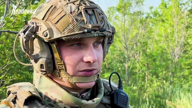 Замкомандира 3-го батальона 42-й гвардейской дивизии  показал, как готовит бойцов на полигоне