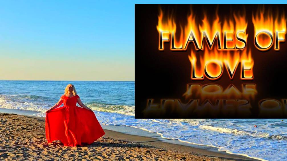 Flames of Love. Пламя любви. Светлана Цыганкова поет песню.  Svetlana Tsygankova sings thе song.
