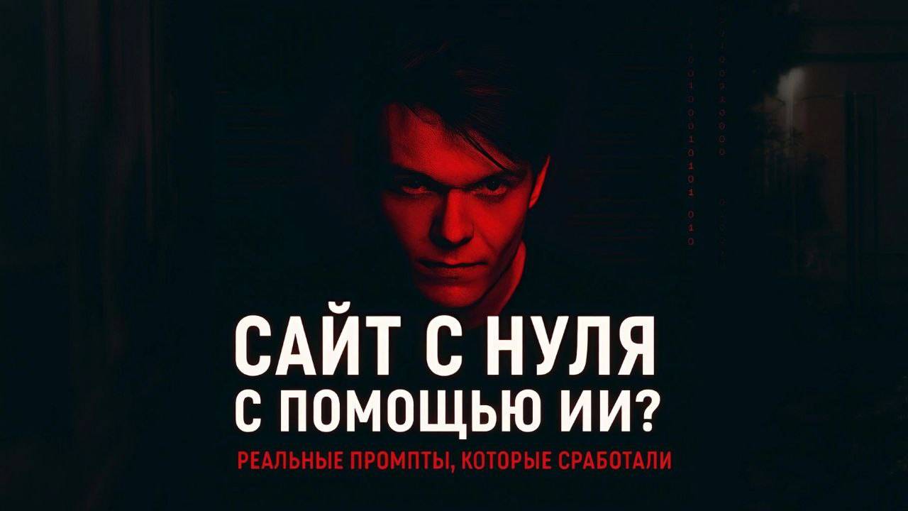САЙТ С НУЛЯ ПРИ ПОМОЩИ ИИ! Как программировать словами? DeepSeek или ChatGPT?