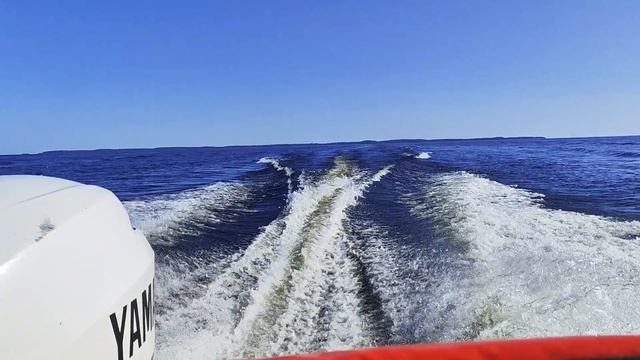 Поход по Ладожскому озеру на Валаам на катере