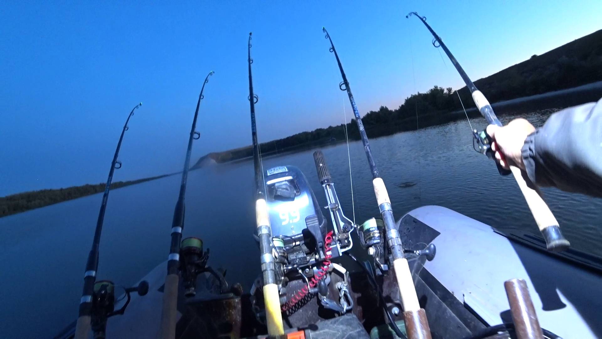донской #сазан 2сразу🐋🎣поломал подсак жёсткая #поклёвка 😱крючок в пальце больница #рыбалка #дон #