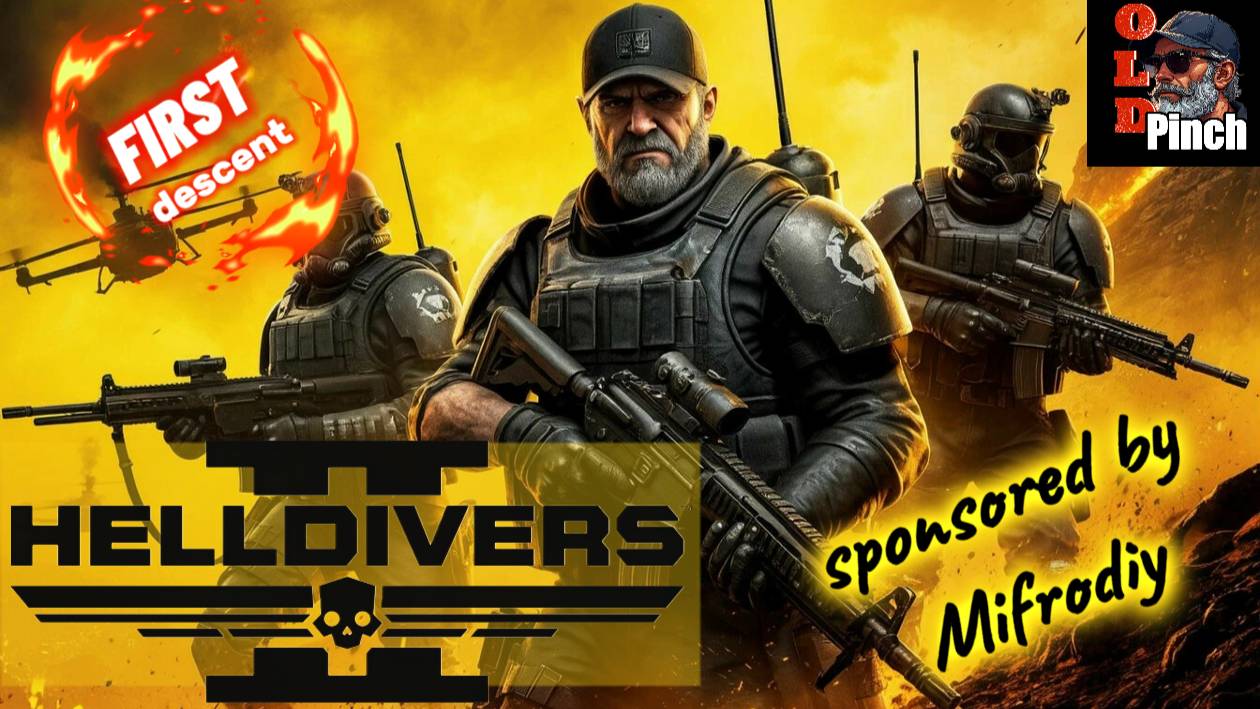 Первое десантирование Деда - HellDivers 2