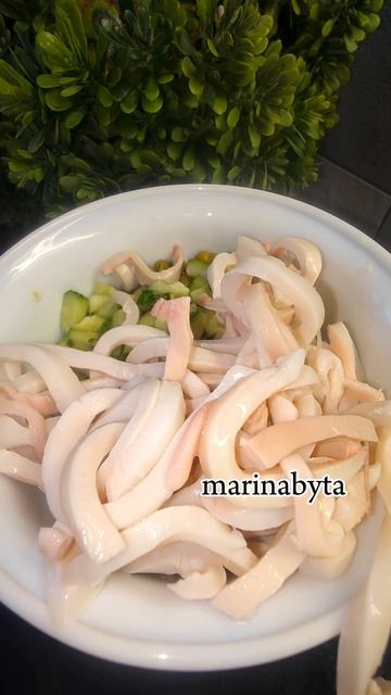 Белковый салат с калькулятором