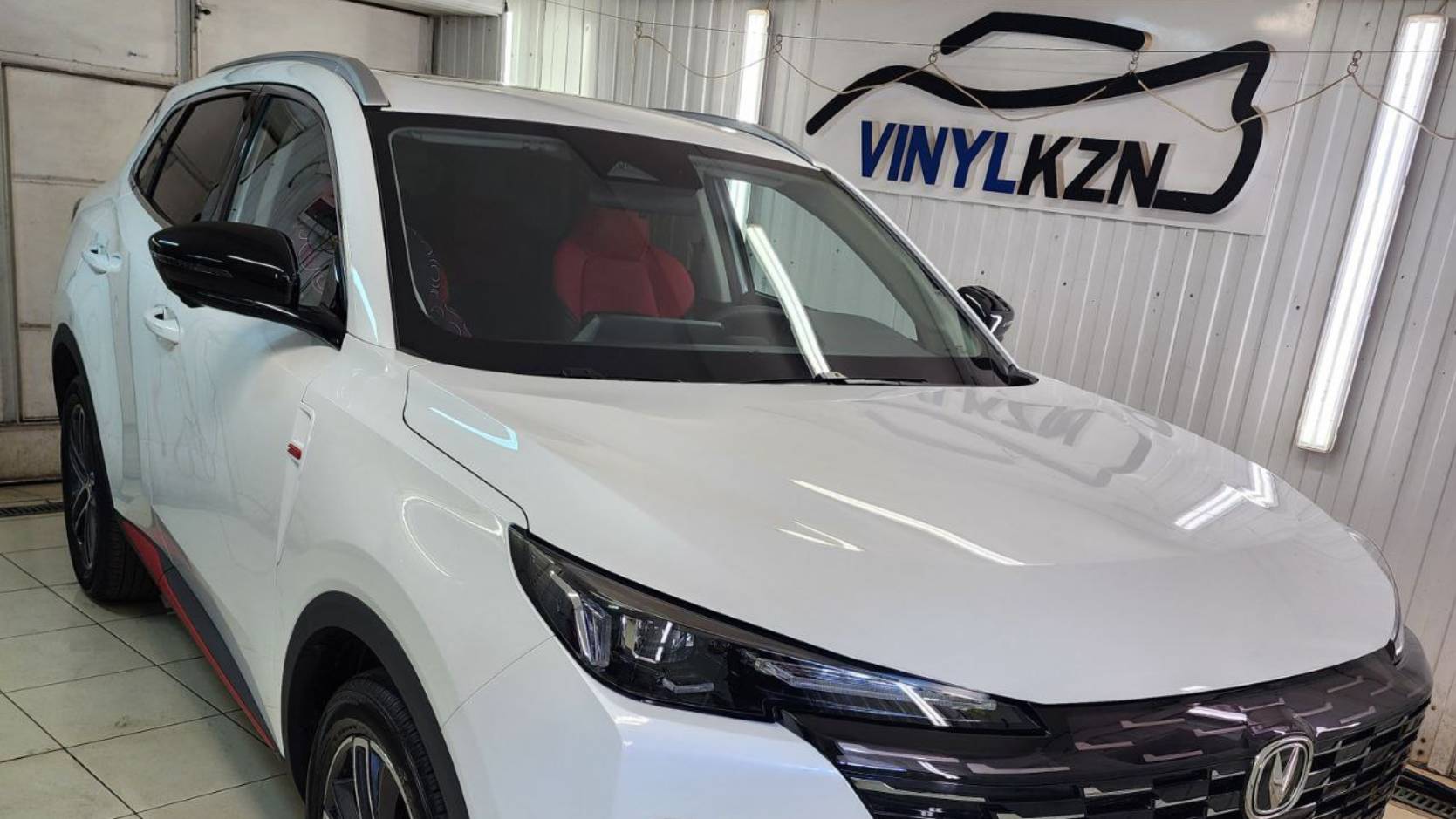 Changan UNI-S - сделано комплексное бронирование кузова прозрачной полиуретановой плёнкой