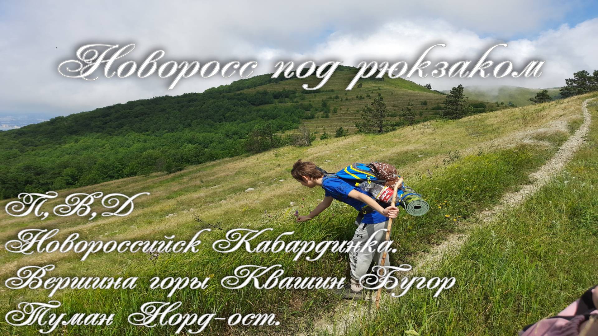 П,В,Д Новороссийск Кабардинка. Вершина горы. Туман Норд-ост