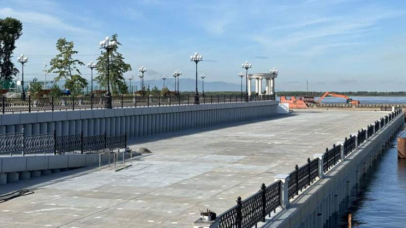Пятый этап строительства набережной стартует в Хабаровске