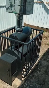 Сварил себе печь для бани!👍