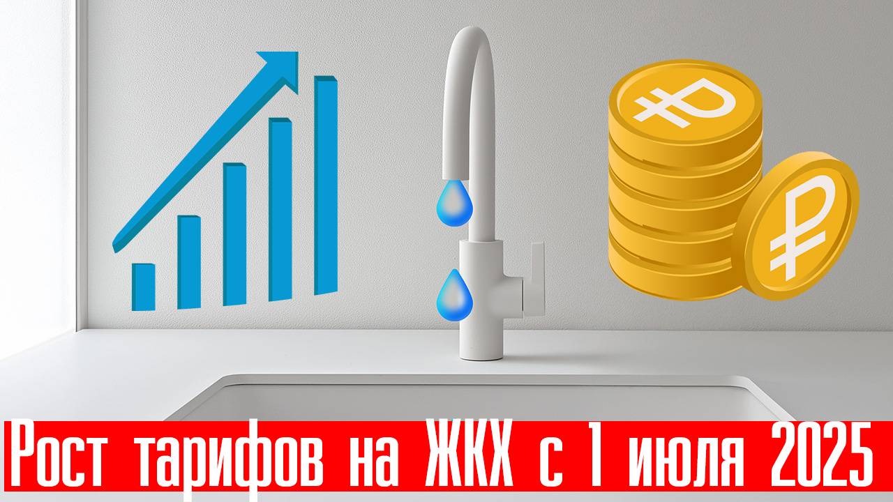 Рост тарифов на ЖКХ с 1 июля 2025 года