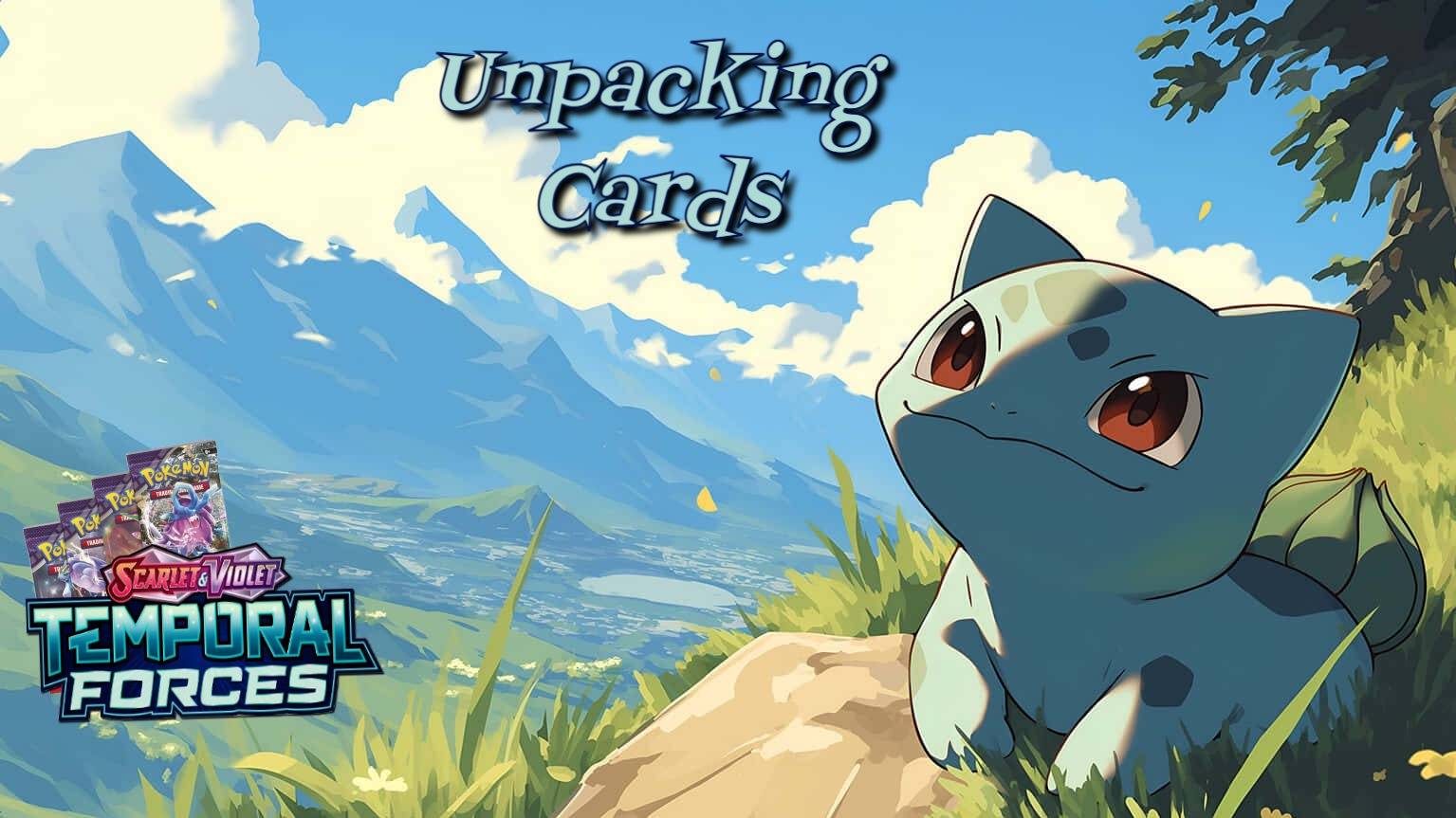 Распаковка карточек Pokemon_Temporal_Forces#1