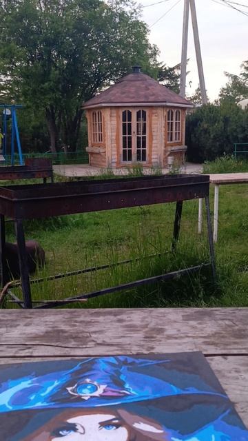 На отдыхе #лето2025 #Сахалин #ДагинскиеИсточники #картина #людлвик #мяф