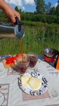 Завтрак в деревне