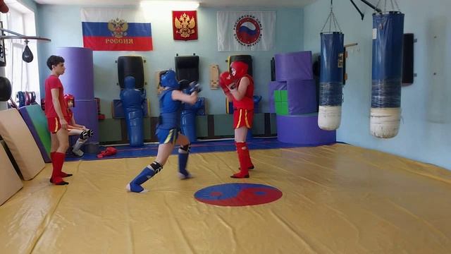 ушу-саньда.турнир Спасибо Деду за Победу Николаев Максим и Коновалов Богдан  дети 12 лет тренер Г.В.
