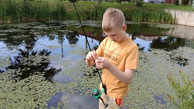 мы на рыбалке во 2 части поимка ратана