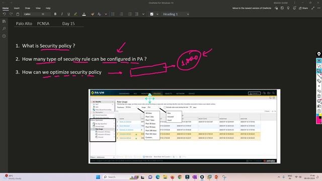 #15 #PaloAltoFirewalltraining | Training Day 15 | What is Security policy_#PaloaltoTutorial_2024