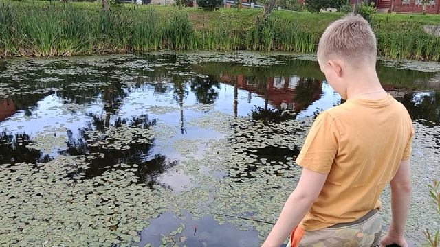 Поимка ратана в нашем рыбаловном приключении.