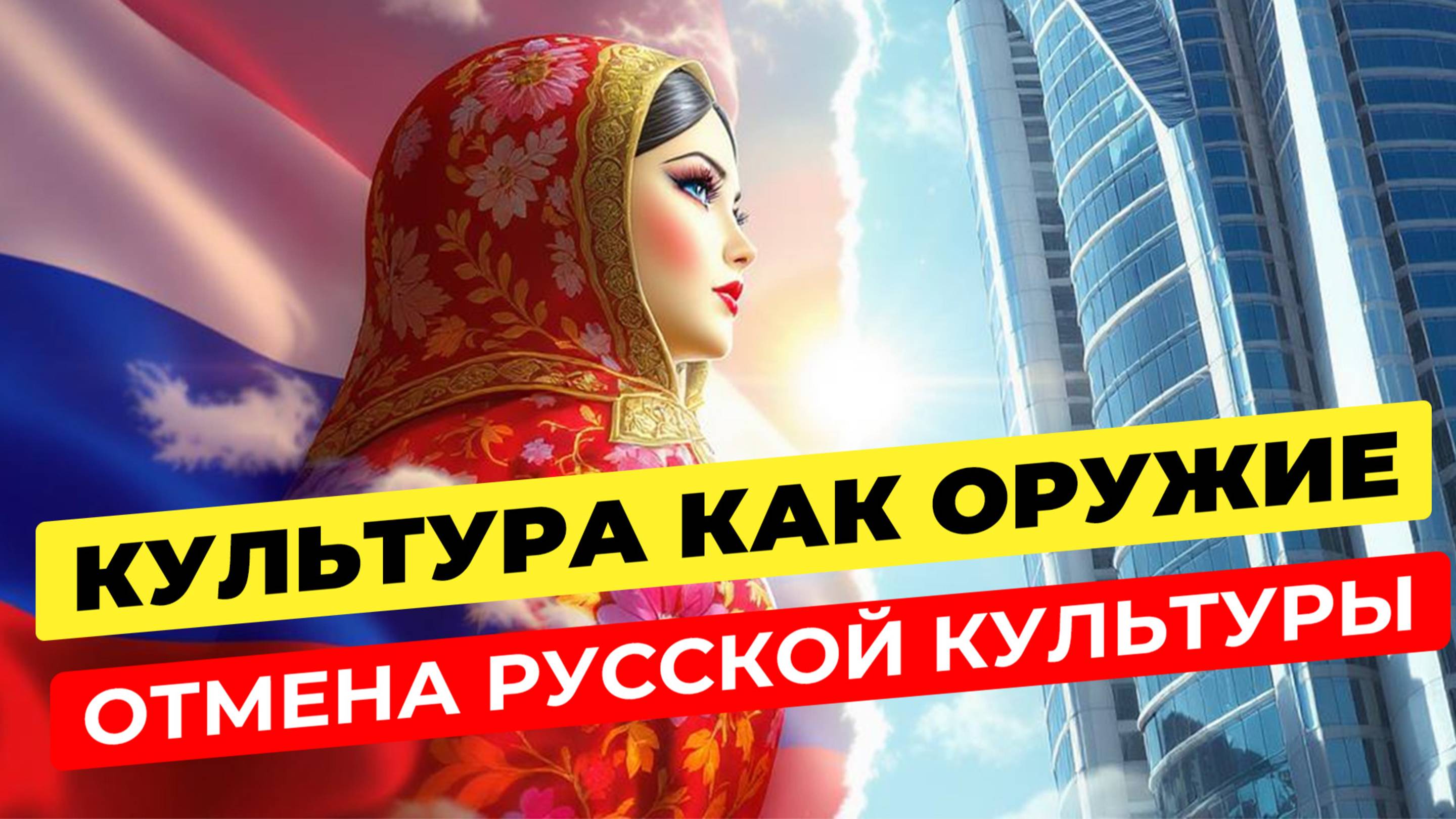 Культура как оружие | Санкции против русской культуры | Откровенный разговор
