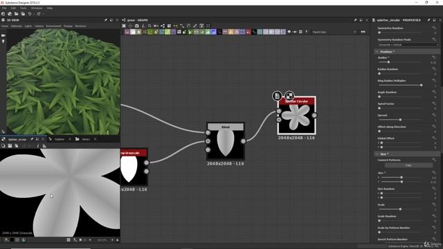 003 Creating the flowers with shapes