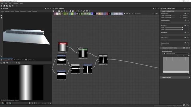 001 Creating the shape of the leaves