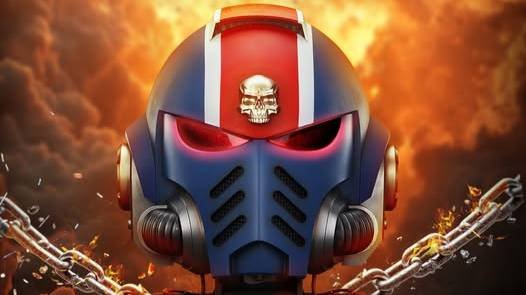 Ultramarines Lieutenant Titus' MkX Helmet & Display Stand Аонс от JOYTOY