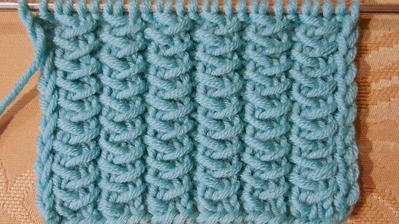 УЗОР СПИЦАМИ СТОЛБИКИ С ПЕРЕКИНУТЫМИ ПЕТЛЯМИ. ПОДРОБНЫЙ ПОПЕТЕЛЬНЫЙ МК. АЛЬТЕРНАТИВА РЕЗИНКЕ