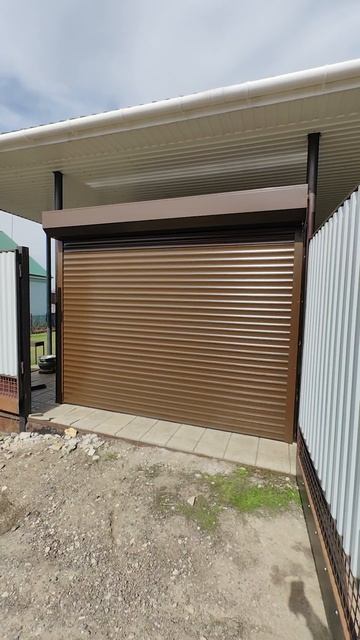 Рольворота под навес. Профиль PD 77 от Алютех