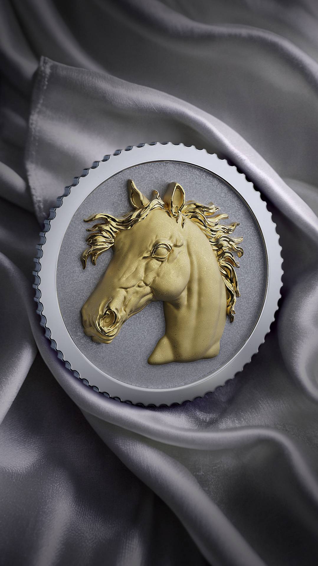 Медальон с мотивом лошади