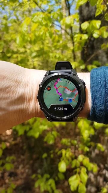 Часы Garmin карта местности