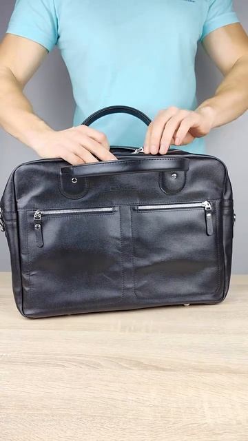 Обзор кожаной сумки для ноутбука Carlo Gattini Fratello 1014-01