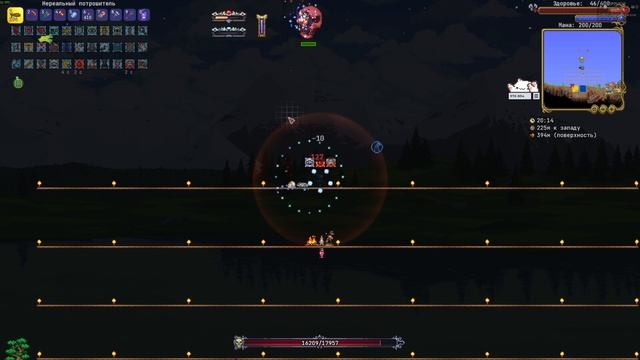 Неудачные попытки победить Улей перфораторов и Скелетрон. Terraria Все предметы №40